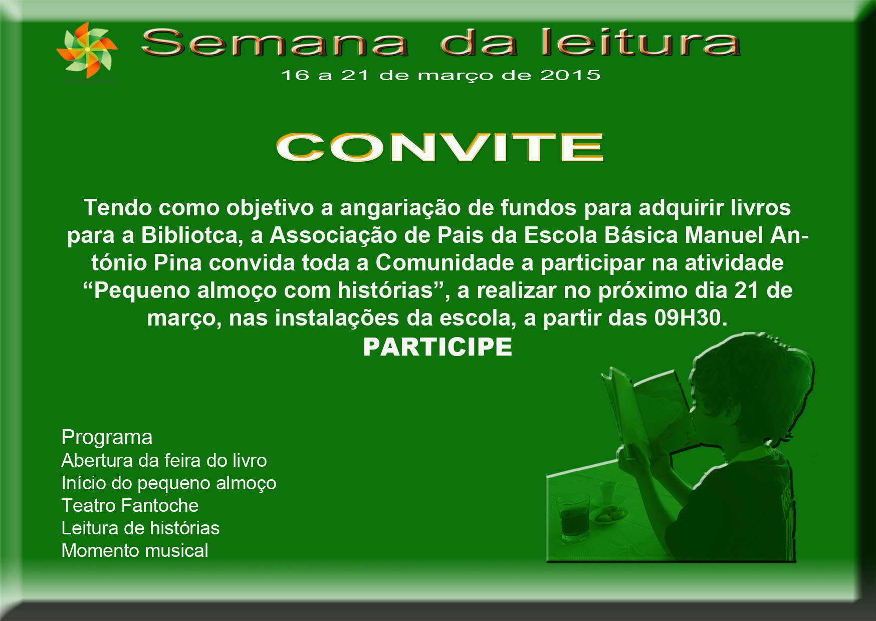 SemanaLeitura Convite